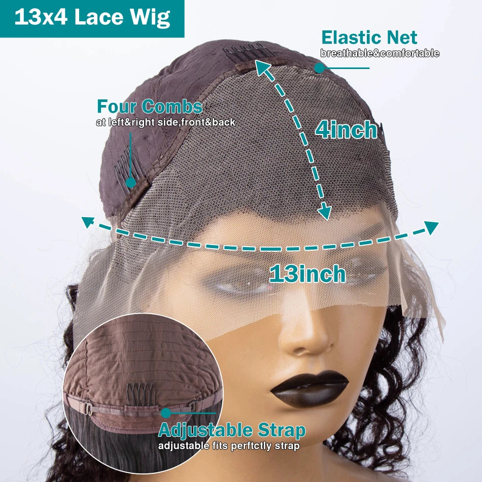 Mossily Brazilian Lace Front Wig 100 Percent Human Hair