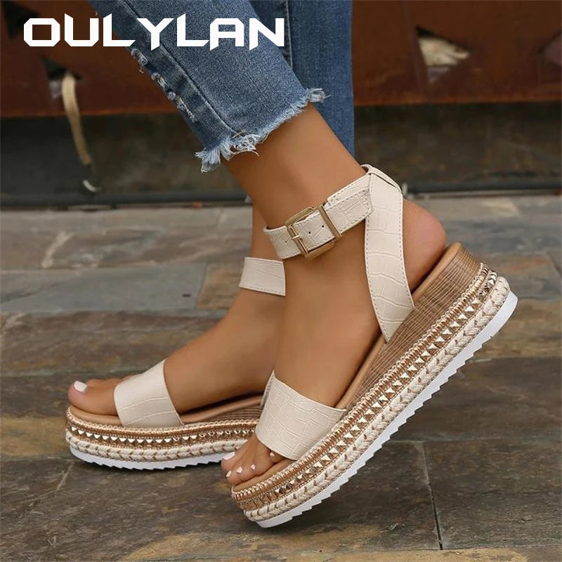 Womens Platform Sandals by Brand High Quality Casual Footwear