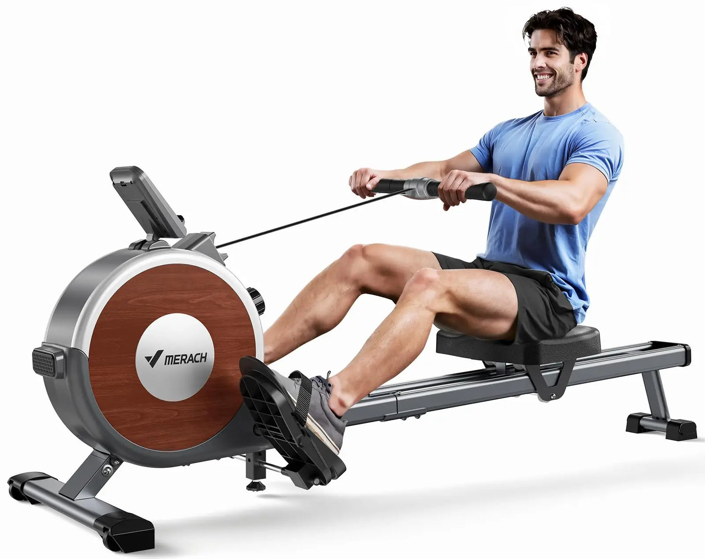 Merach Magnetic Rowing Machine for Home 16 Levels Resistance