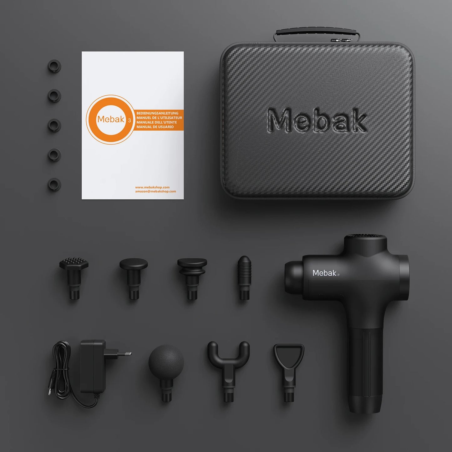 Mebak 3 Deep Tissue Massage Gun for Muscle Pain Relief