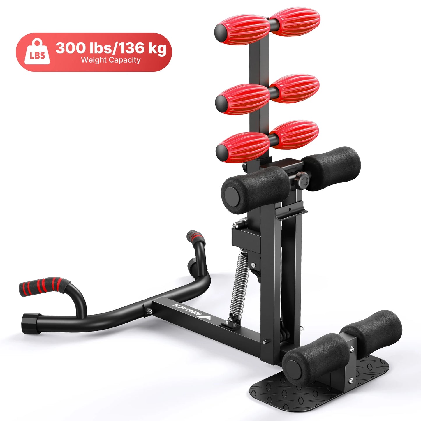 MERACH Deep Squat Machine Adjustable Glutes Trainer for Legs Core