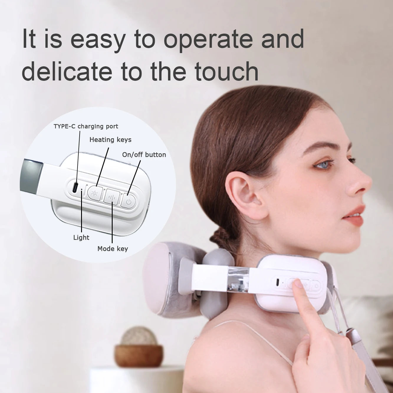 Simulated Finger Massage Multifunctional Massager Shawl
