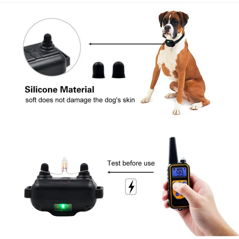 Digital Dog Training Collar with Remote Control and LCD Display