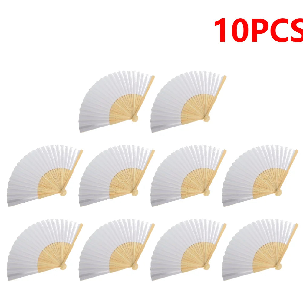 DIY Bamboo Folding Fan for Calligraphy and Wedding Decor