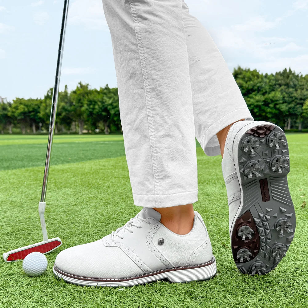 New Spikes Golf Shoes for Men Size 7 to 14 Golf Sneakers and Walking Footwear for Golfers