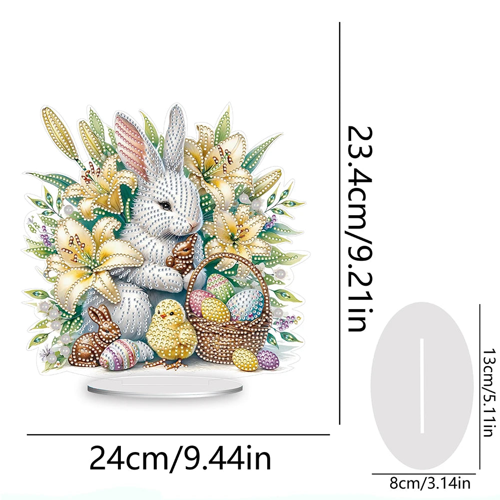 Easter Themed 5D Diamond Art Kit for Creative Tabletop Decor