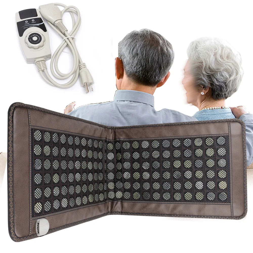Far Infrared Heating Pad Natural Jade and Tourmaline Heating Mat Full Body Relax