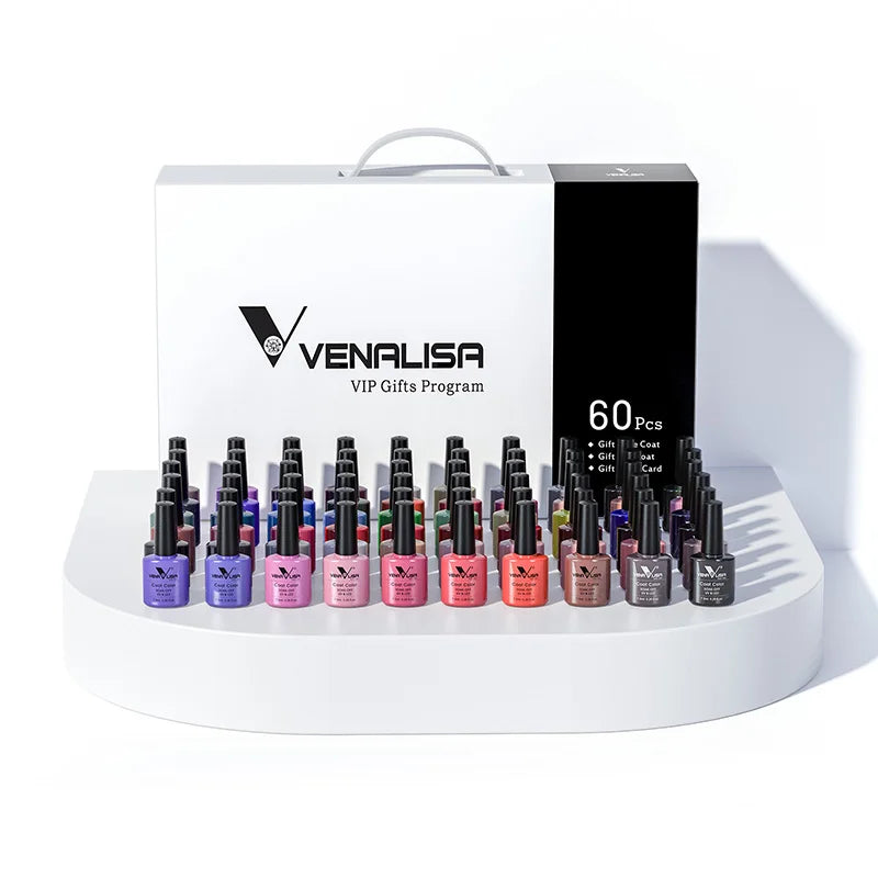 Venalisa VIP5 Kit Nail Gel Polish Hema Free Full Coverage 36 Color Gel Pigment Professional Nail Art Long Lasting Gel Varnish