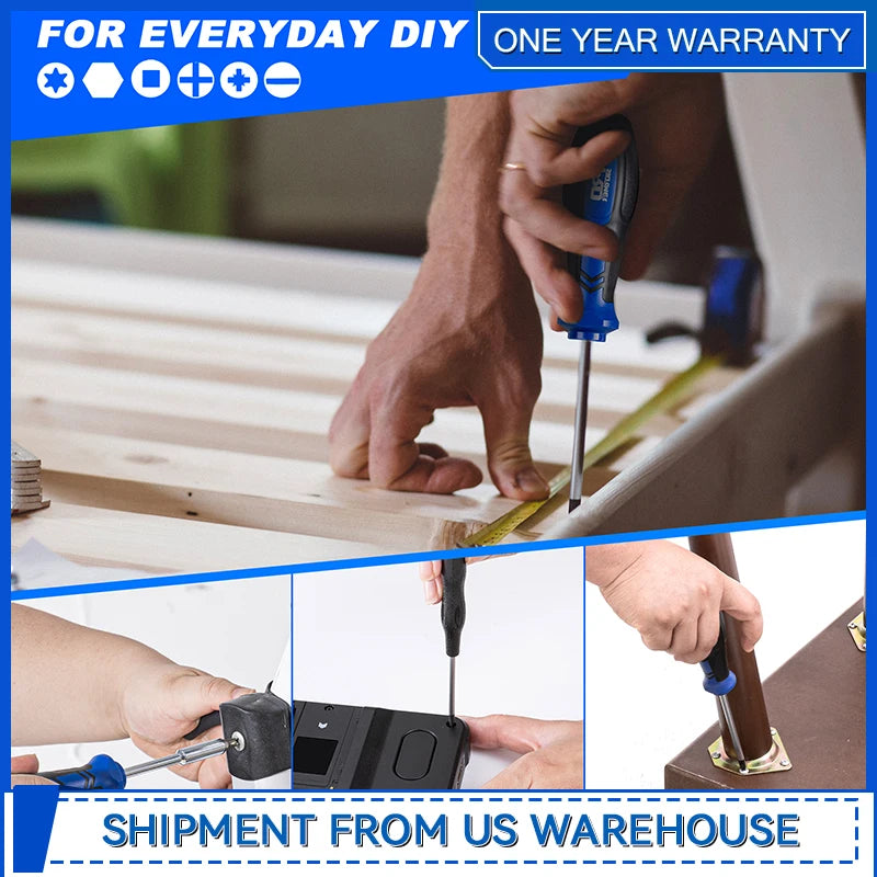Magnetic Screwdriver Kit with Allen Wrench for Repairs