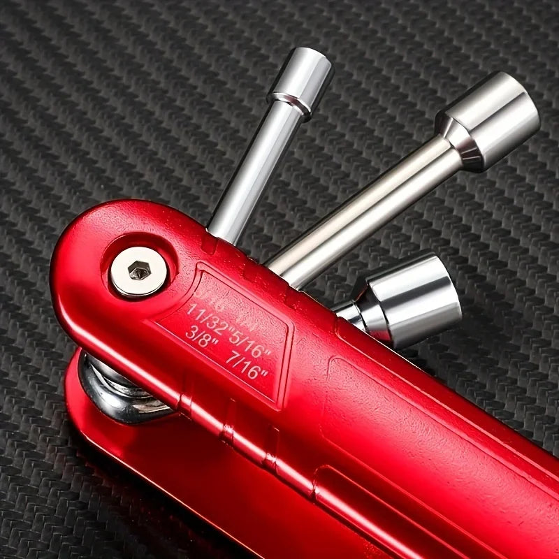 Creative Connections Hub Tool Set Folding Socket Wrench