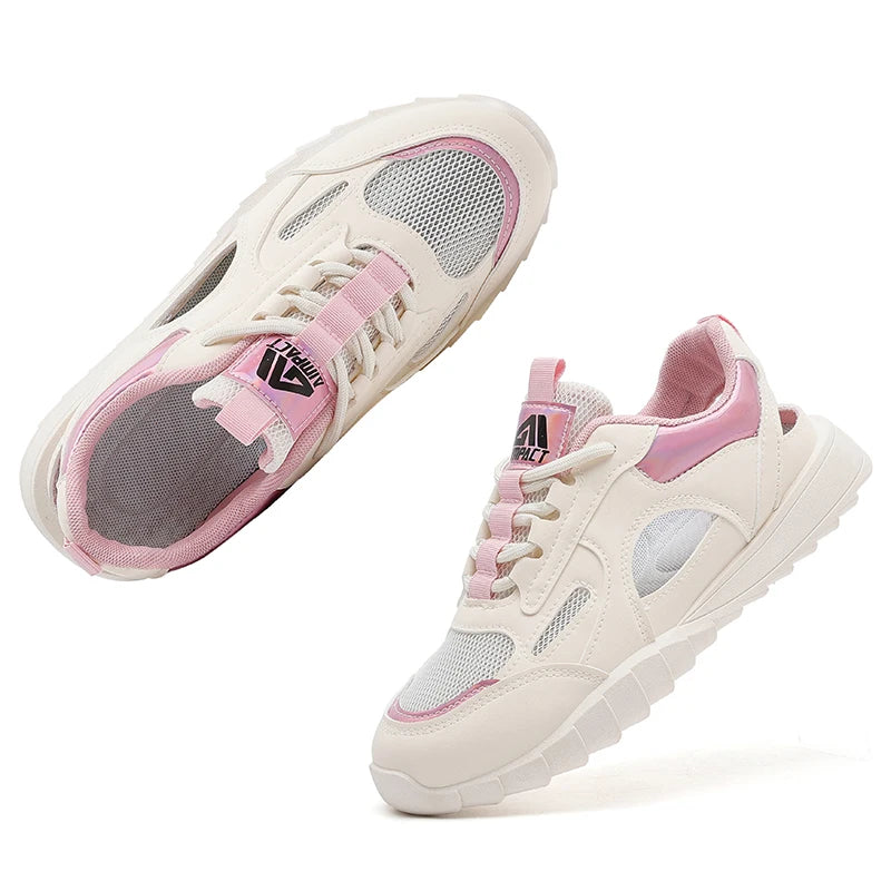 Womens Breathable Thick Sole Casual Sneakers Durable Outdoor Running Walking Shoes Fashion Design for Gym and Daily Wear