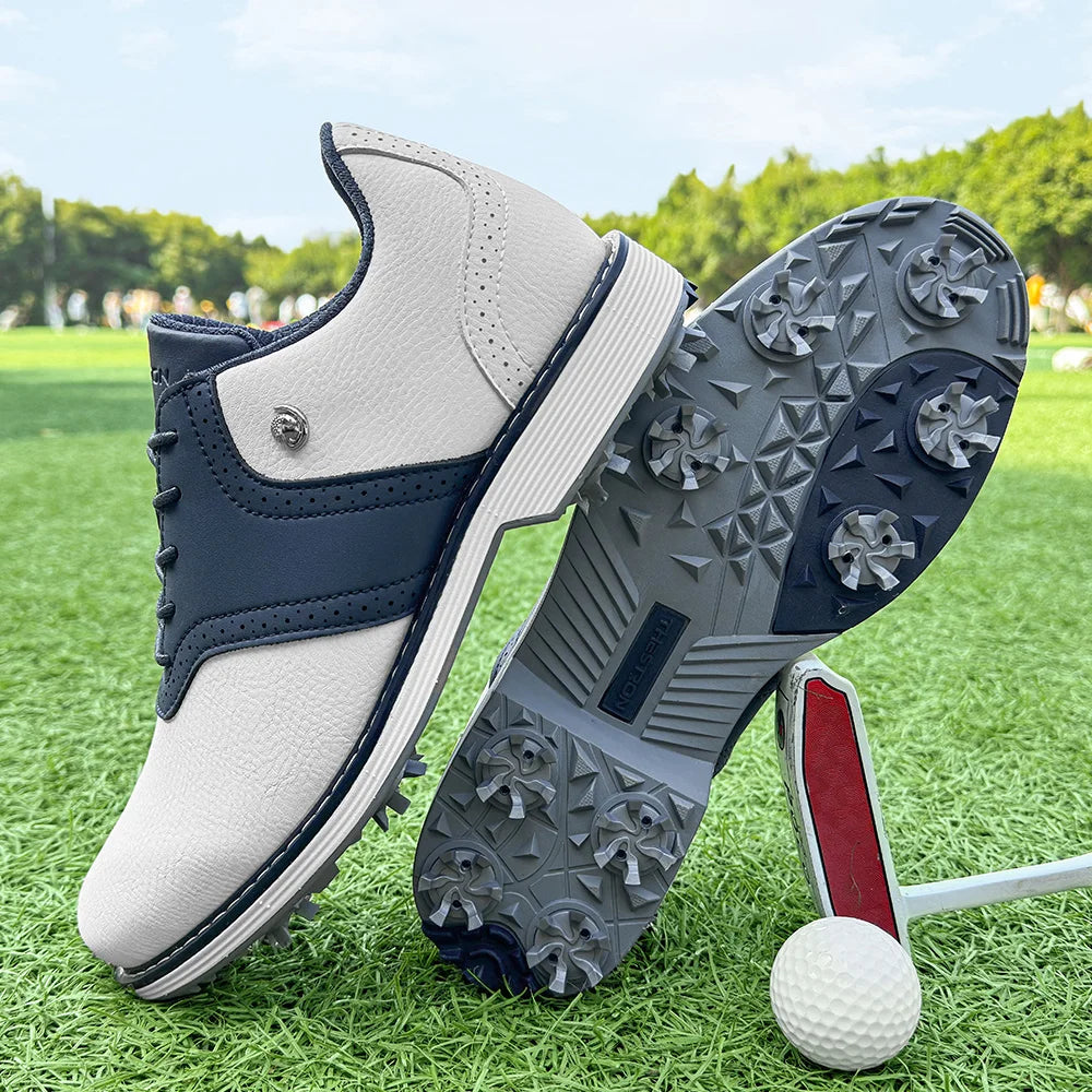 New Spikes Golf Shoes for Men Size 7 to 14 Golf Sneakers and Walking Footwear for Golfers