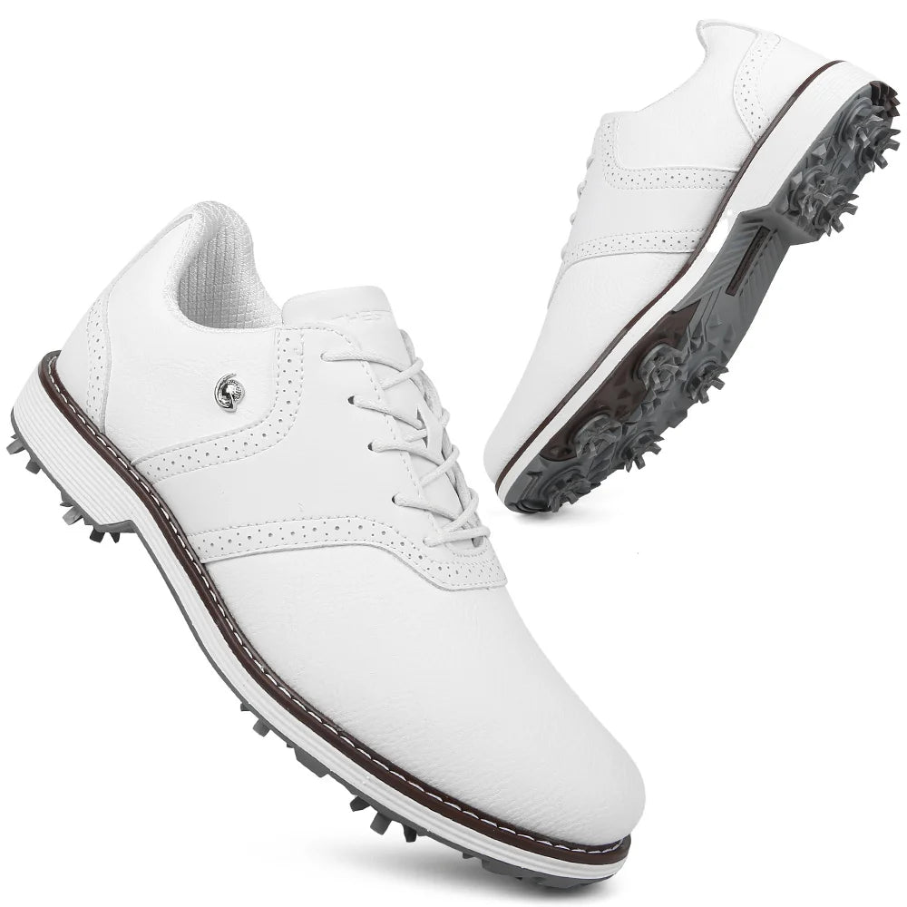 New Spikes Golf Shoes for Men Size 7 to 14 Golf Sneakers and Walking Footwear for Golfers
