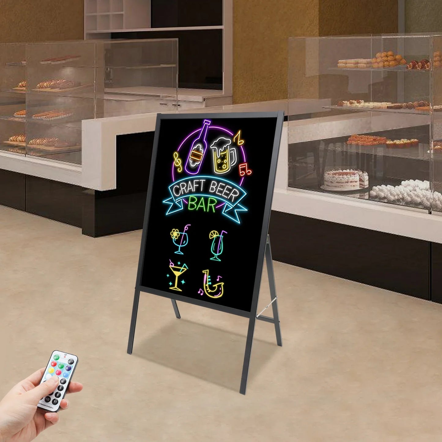 Led Message Board Sign For Menu Eight Markers Included