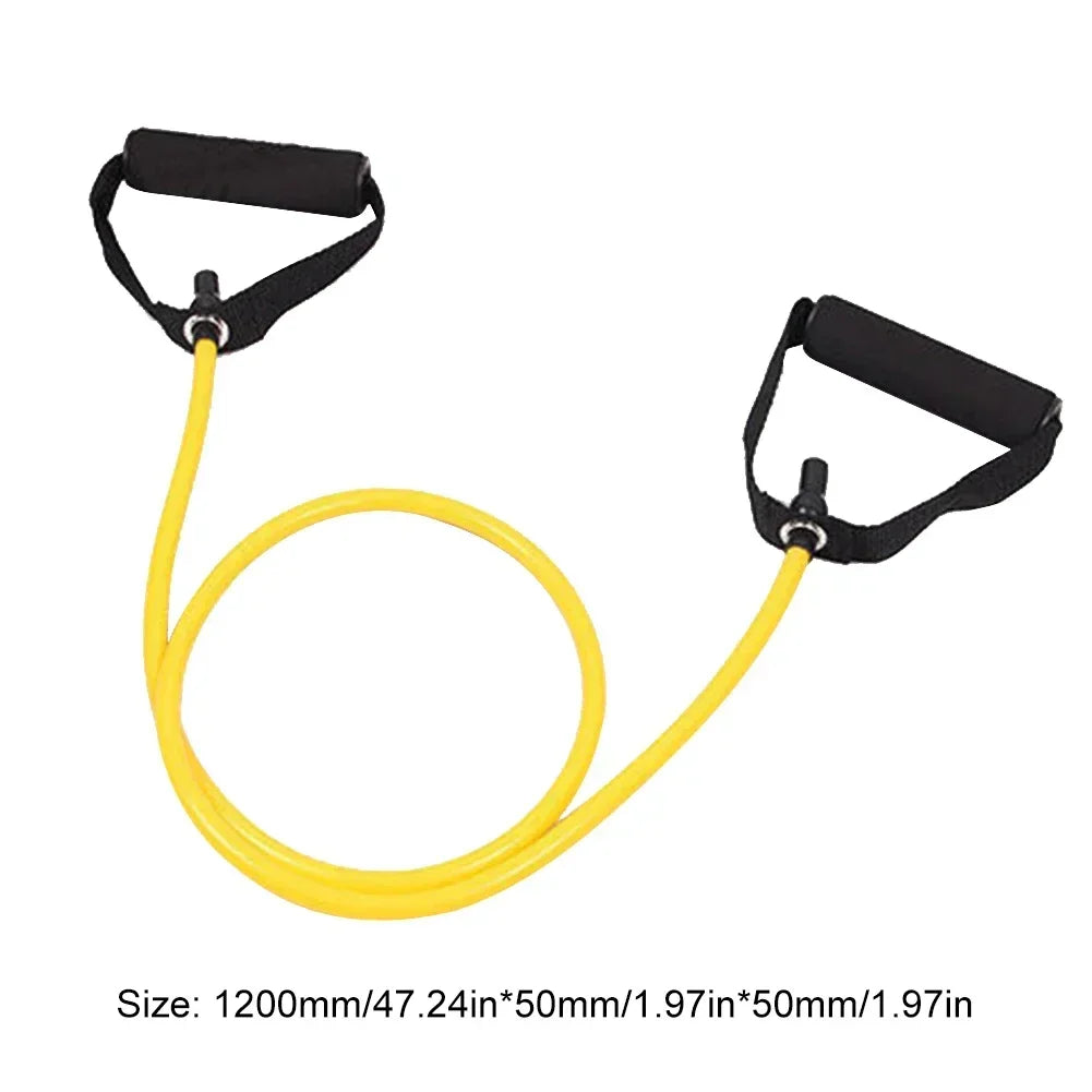 TPE Resistance Bands with Handles Elastic Exercise Bands for Strength Training and Workout for Men and Women