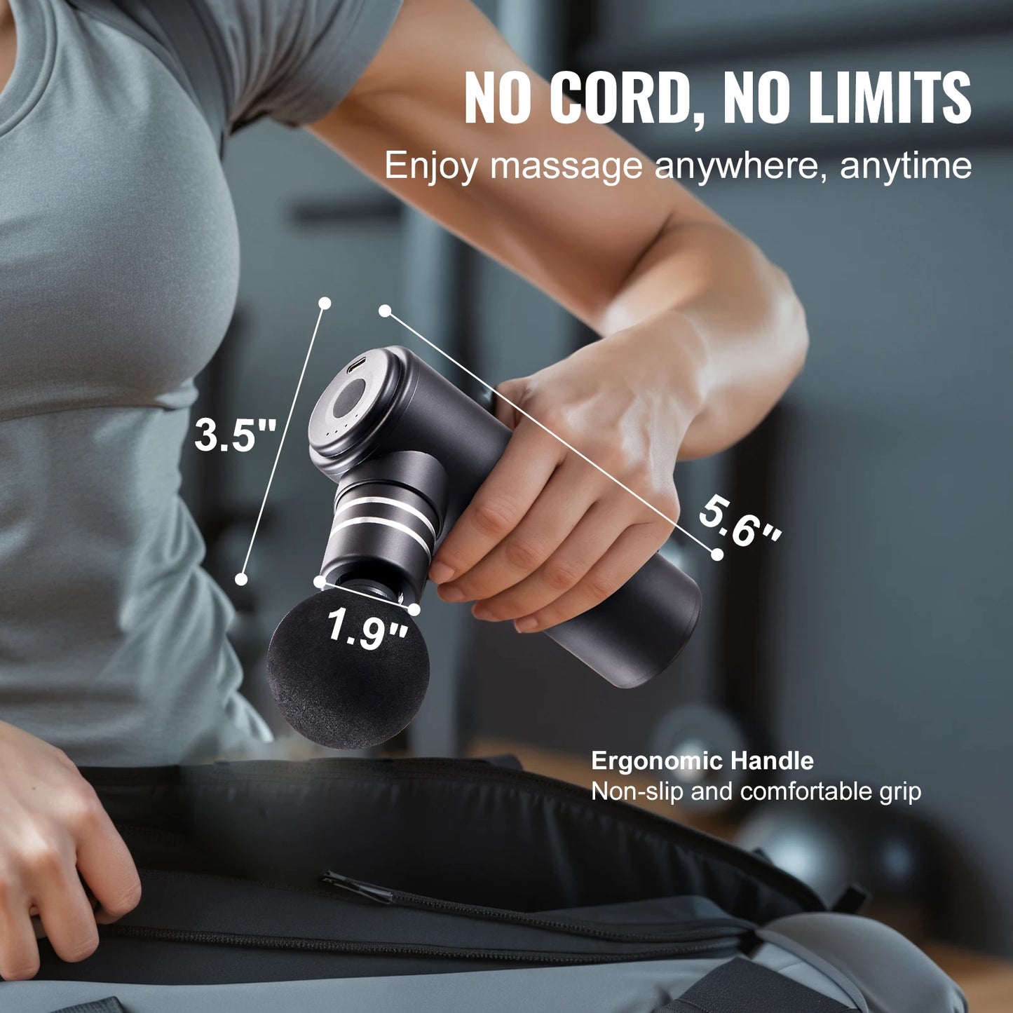 VEVOR Deep Tissue Massage Gun for Muscle Relief and Relaxation