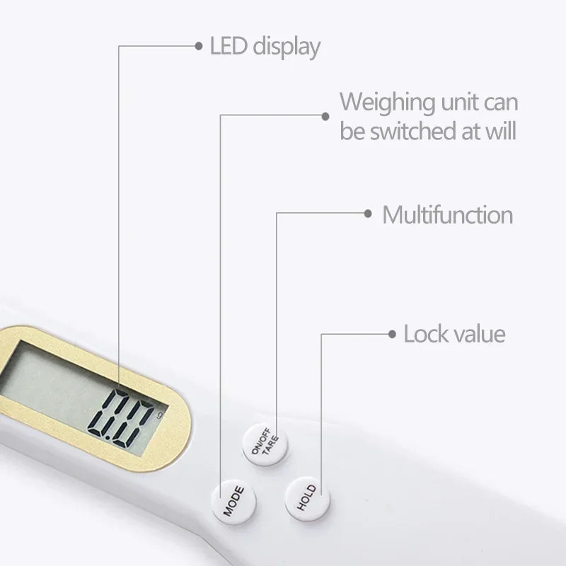 Scale 500g 0.1g LCD Display Digital Weight Measuring Spoon
