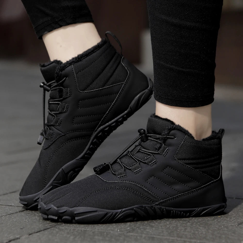 Winter Warm Waterproof Ankle Boots For Running And Trekking