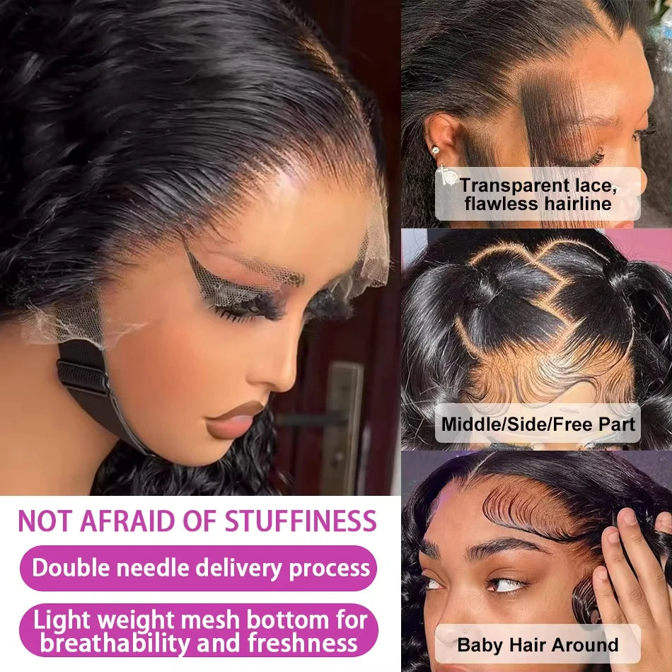 Mossily Brazilian Lace Front Wig 100 Percent Human Hair