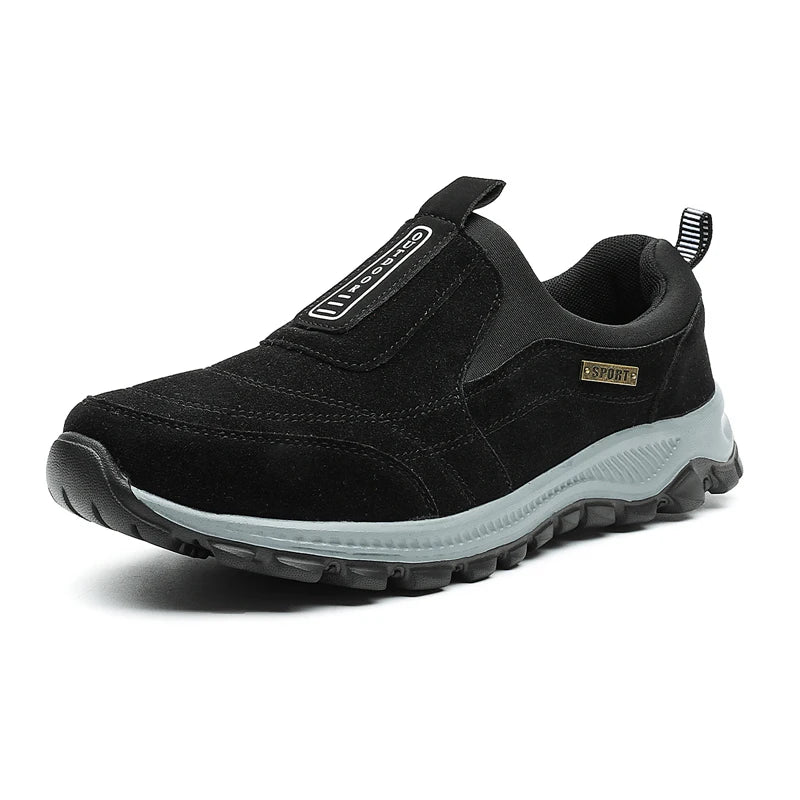 High Quality Indestructible Men's Sneakers Breathable Running Shoes Lightweight Anti Slip Outdoor Casual Footwear