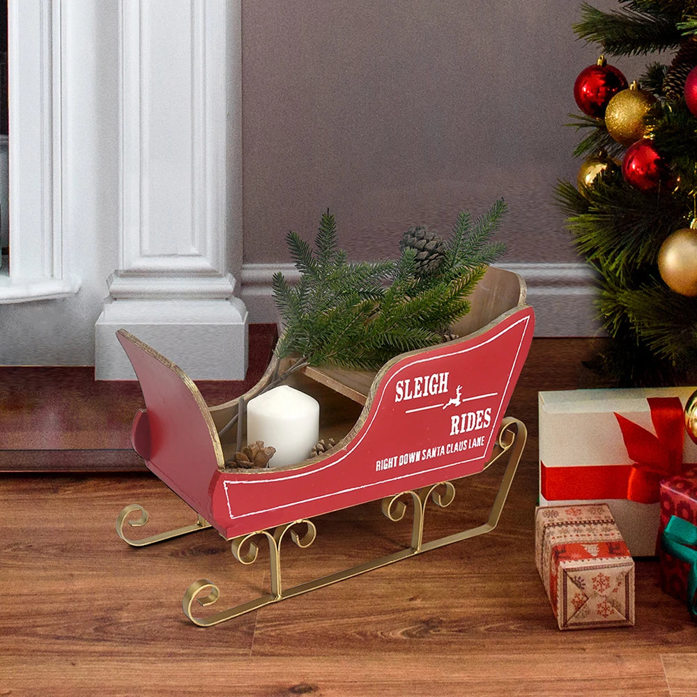Craft Merry Christmas Red Sleigh