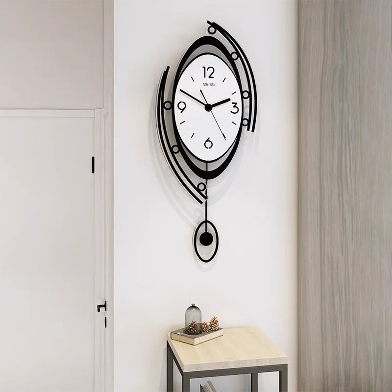 Modern Minimalist Clock Design Nordic Silent Circular Wall Clock