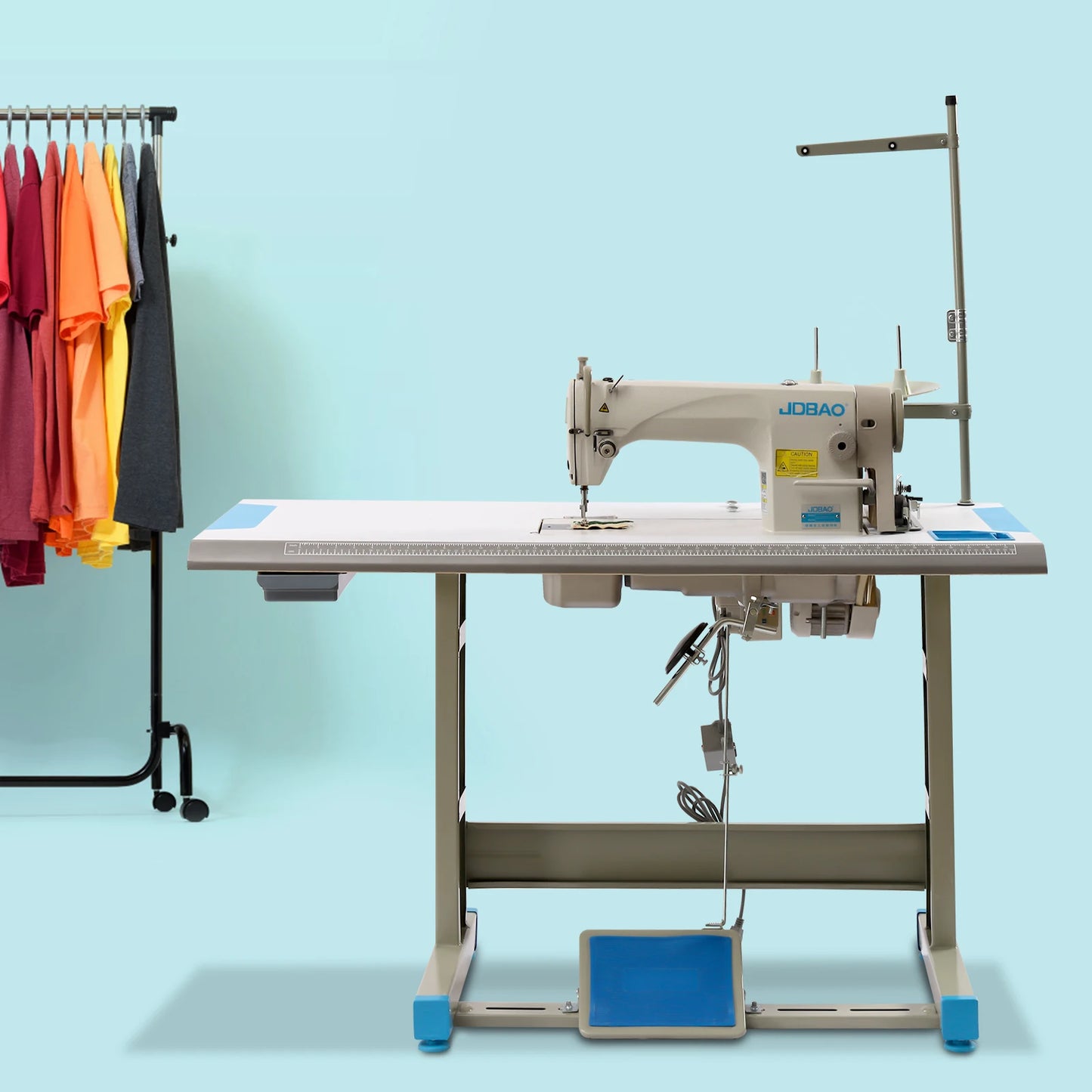 110V 500W Industrial Sewing Machine Adjustable Stitch Length