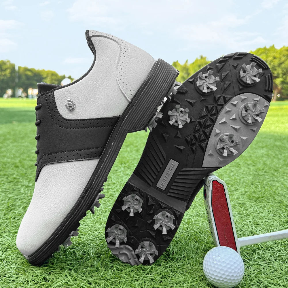 New Spikes Golf Shoes for Men Size 7 to 14 Golf Sneakers and Walking Footwear for Golfers