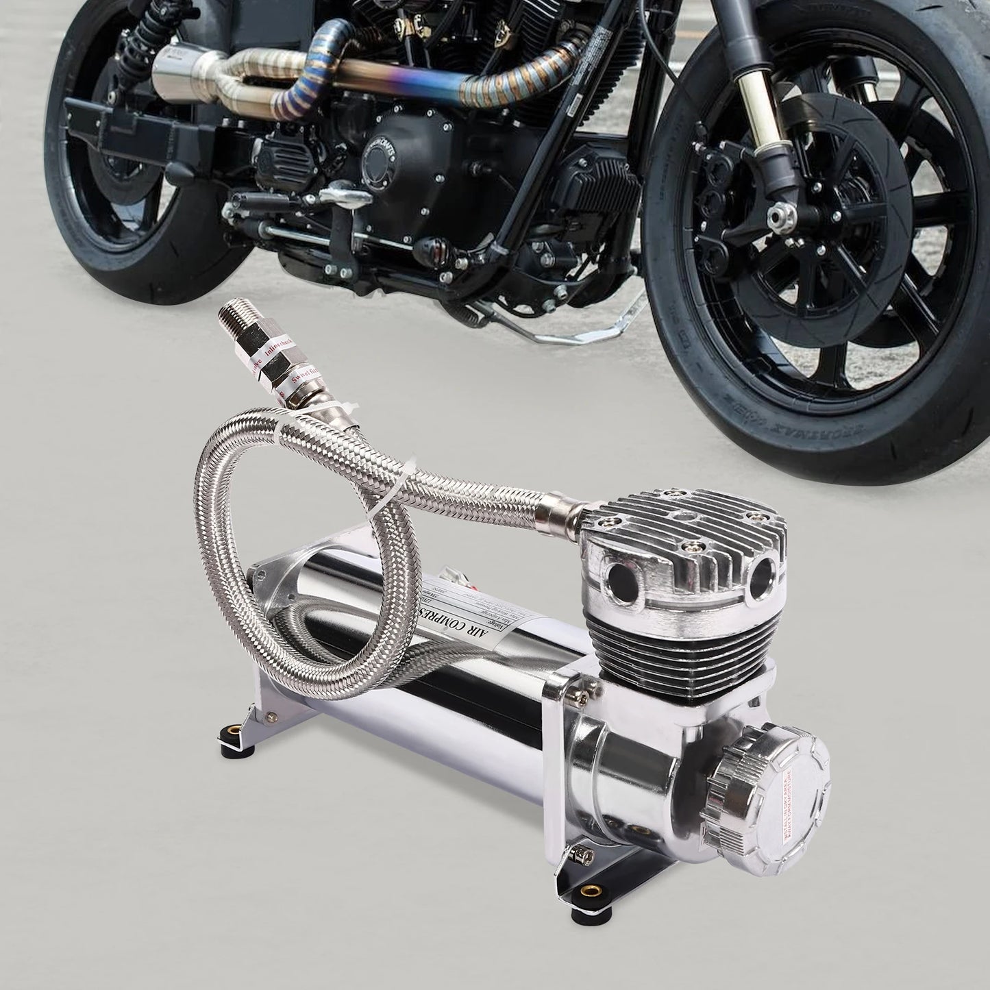 Air Compressor Kit Air Ride Suspension Compressor Heavy Duty Air Compressor for Vehicles