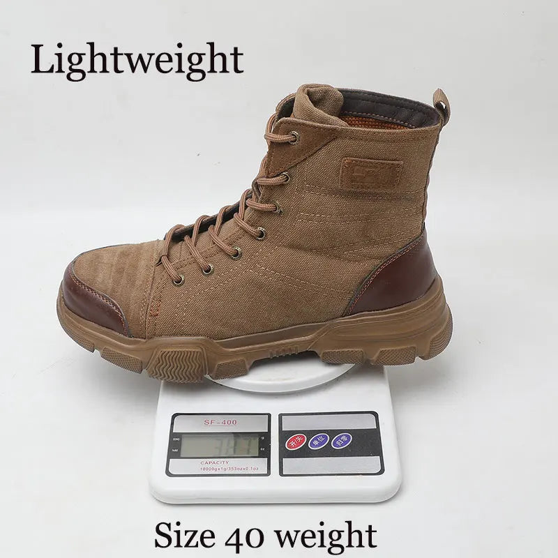 Steel Toe Boots for Men Work Boots