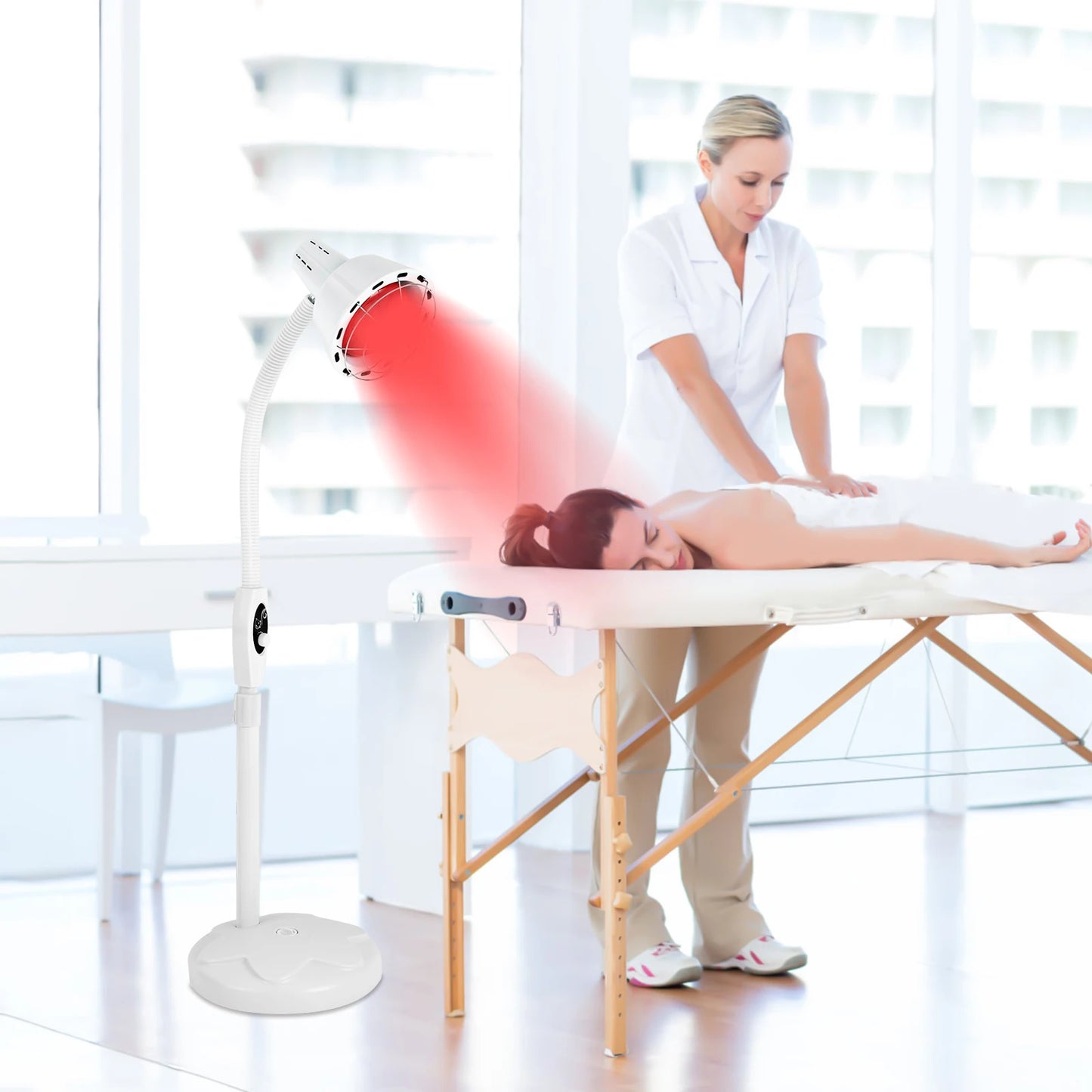 Infrared Therapeutic Heating Lamp for Pain Relief and Comfort