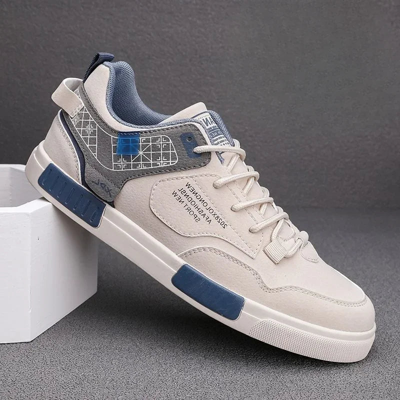 Male Comfortable Non Slip Flat Sneakers Korean Style Leisure Elegant Footwear Work Casual Shoes