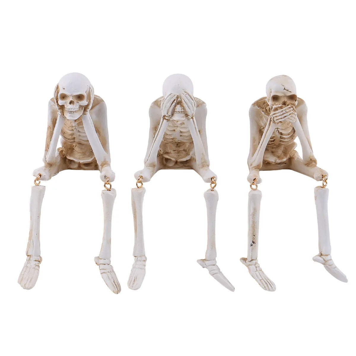Hign-concerned Halloween Resin Ghost Skeleton Figurine