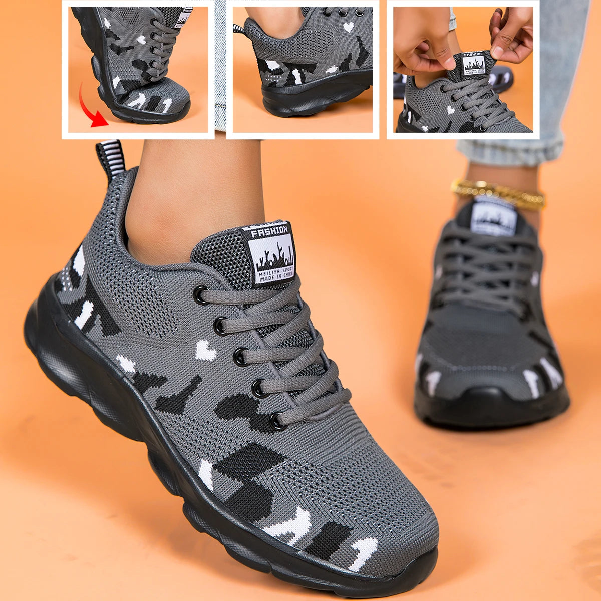Sneakers for Women Orthopedic Walking Shoes Lightweight Casual Tennis Air Running Shoes