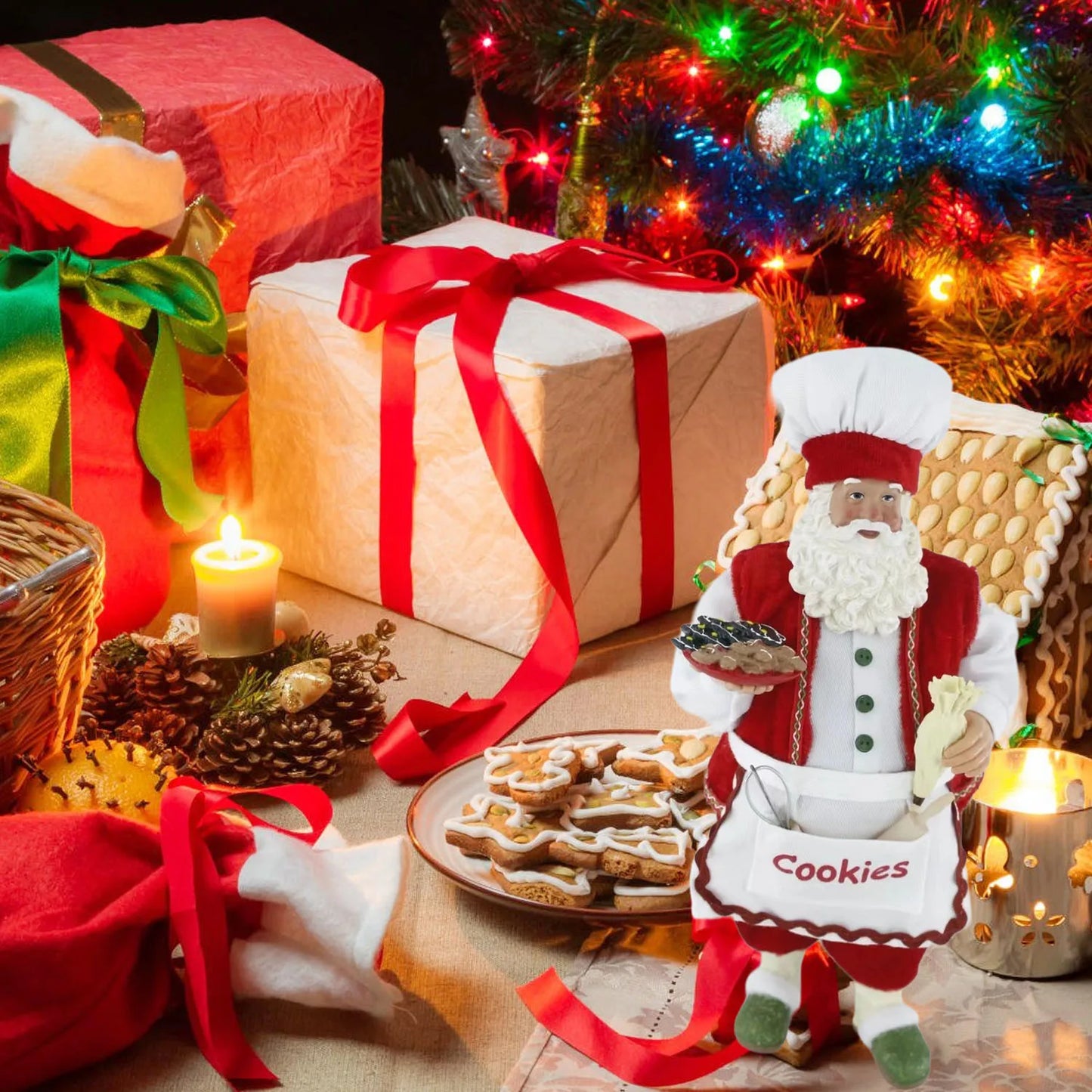 Guangdong Santa Claus Figurine Polyester Decoration