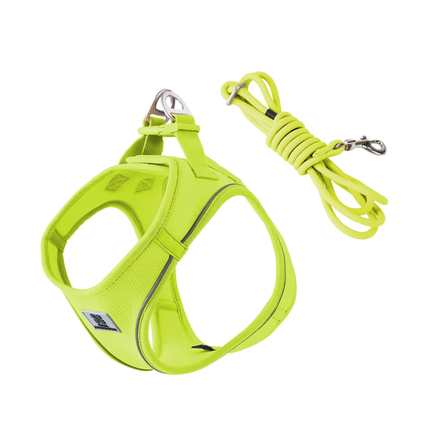 Adjustable Reflective Dog Harness and Leash Set for Walking