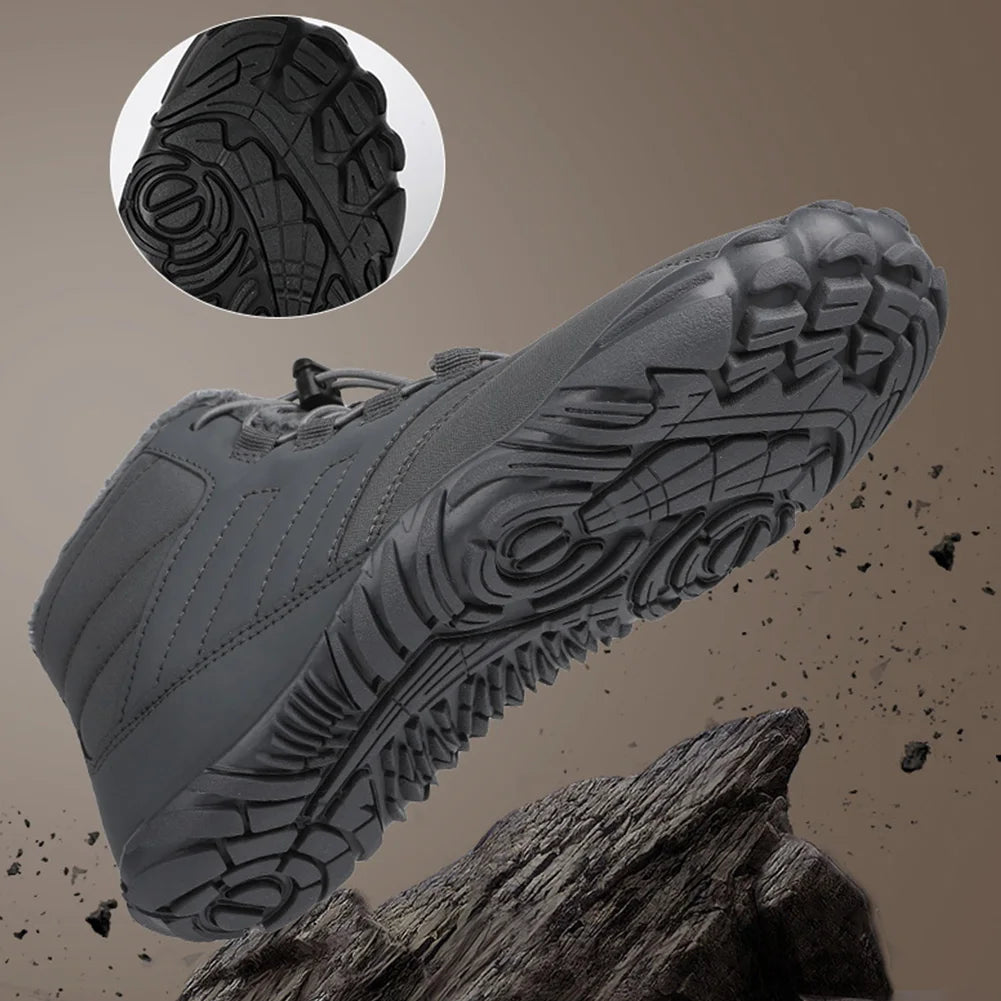 Winter Warm Waterproof Ankle Boots For Running And Trekking
