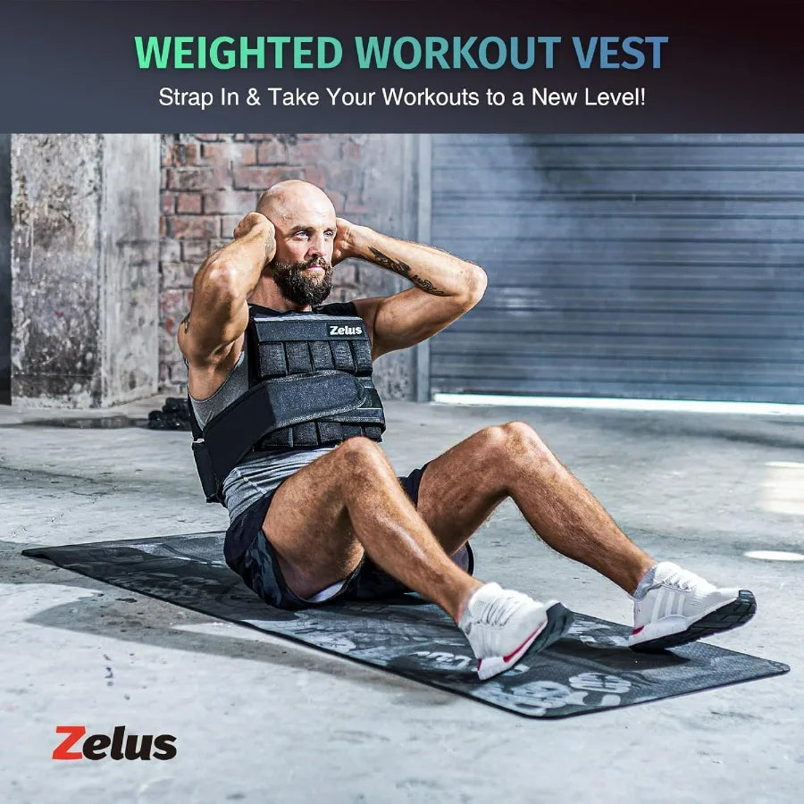 LISM Weighted Vest 20lb Adjustable Weight Vest For Exercise