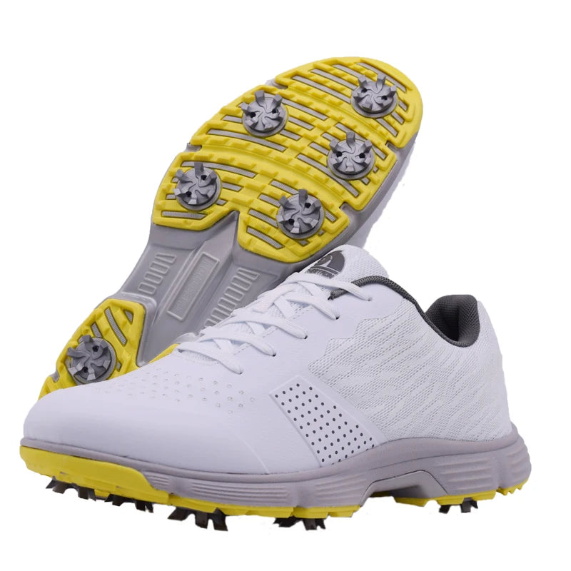 Men Golf Shoes Spiked Sneakers Anti Slip Footwear Pro