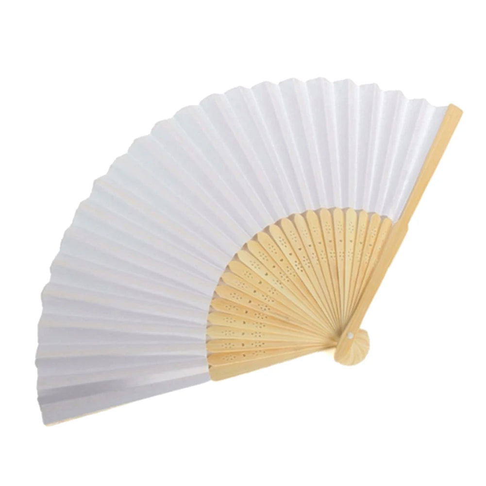 DIY Bamboo Folding Fan for Calligraphy and Wedding Decor
