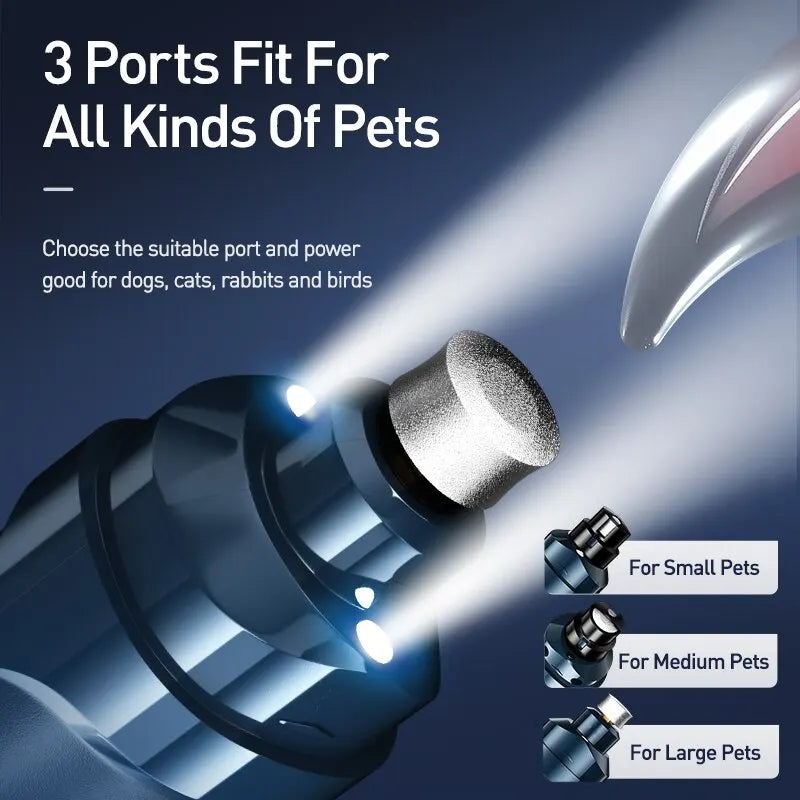 Rojeco N30 Electric Dog Nail Clippers Rechargeable Professional Pet Clipper for Cat Claws Grooming