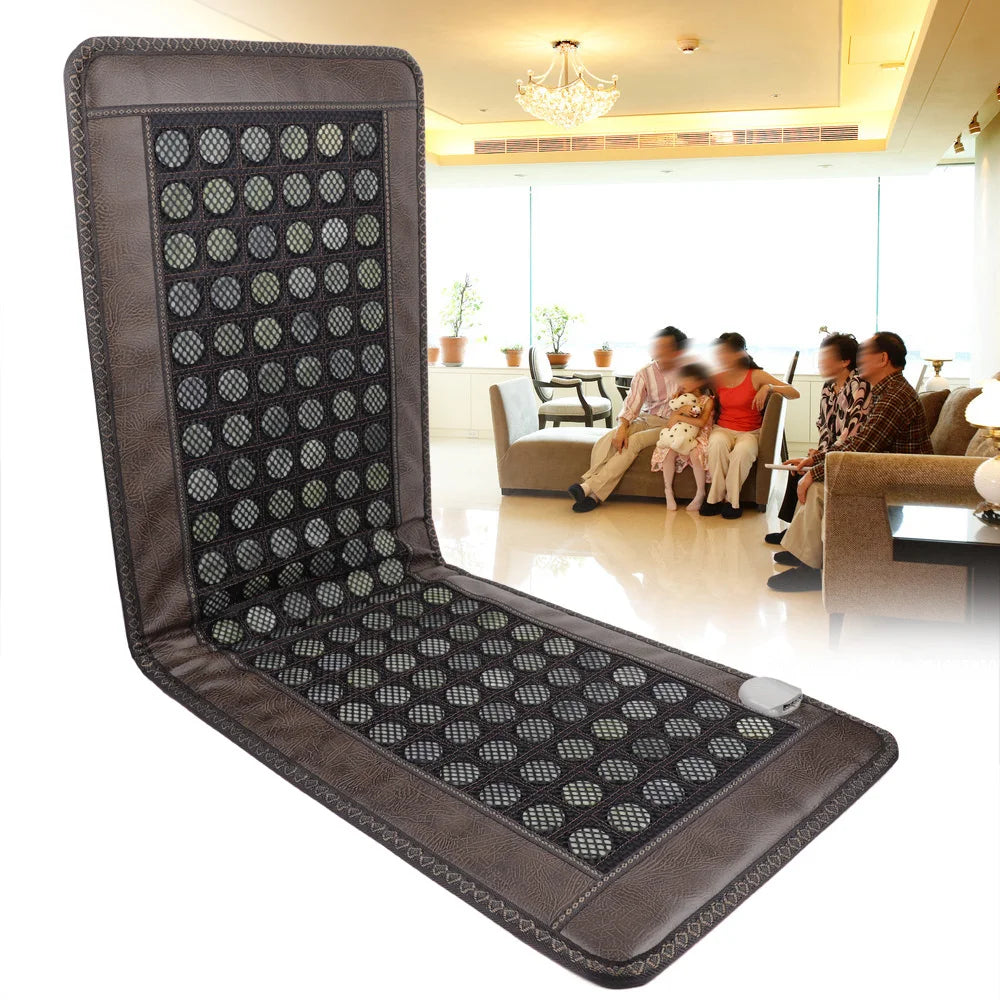 Far Infrared Heating Pad Natural Jade and Tourmaline Heating Mat Full Body Relax