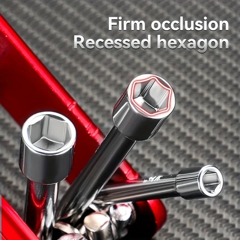 Creative Connections Hub Tool Set Folding Socket Wrench