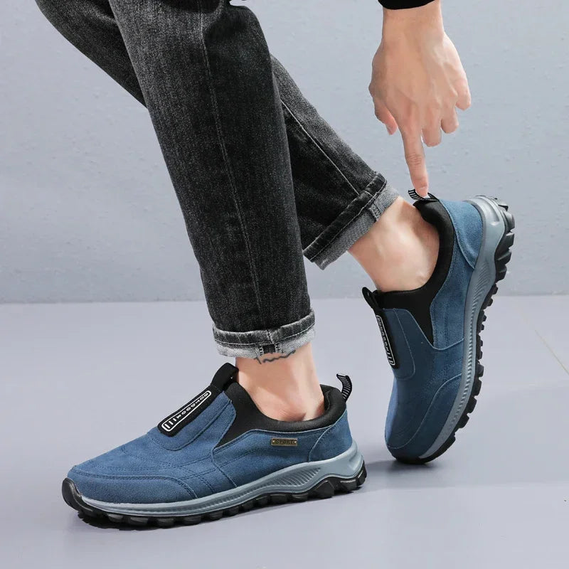 High Quality Indestructible Men's Sneakers Breathable Running Shoes Lightweight Anti Slip Outdoor Casual Footwear