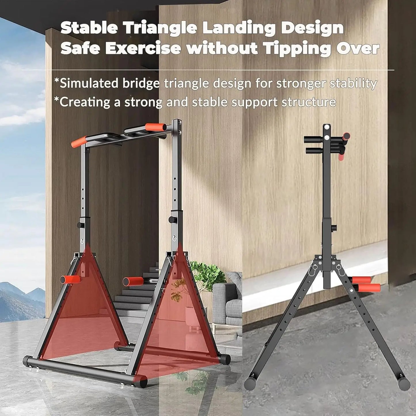 Classified By Exerciser Foldable Power Tower Pull Up Bar