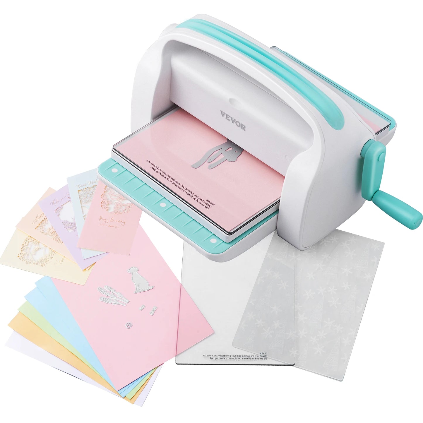 SucceBuy 6 Inch 9 Inch Manual Die Cutting Embossing Machine Mini Opening Scrapbooking Handmade Tools for DIY Art Craft Card Decorations