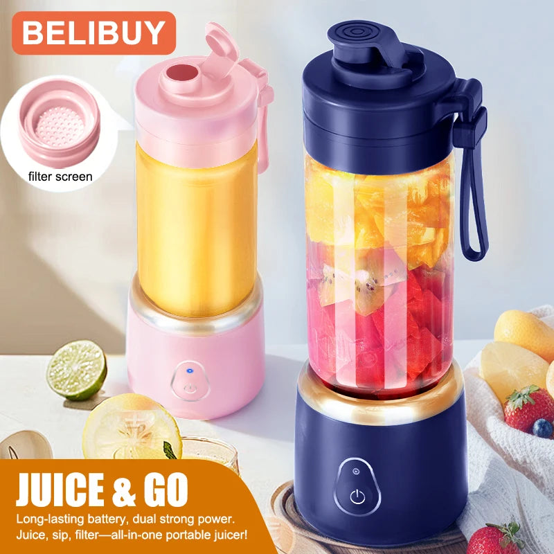 Portable USB Rechargeable Mini Blender For Smoothies