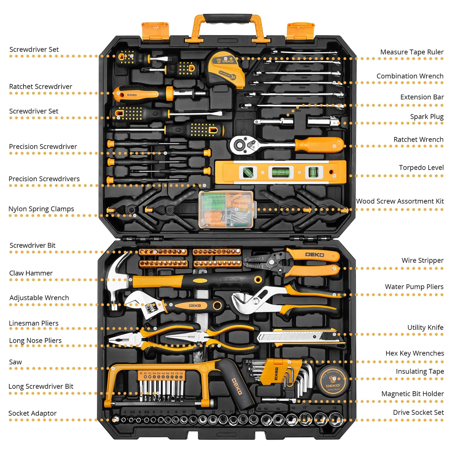 228 Pcs Socket Wrench Auto Repair Tool