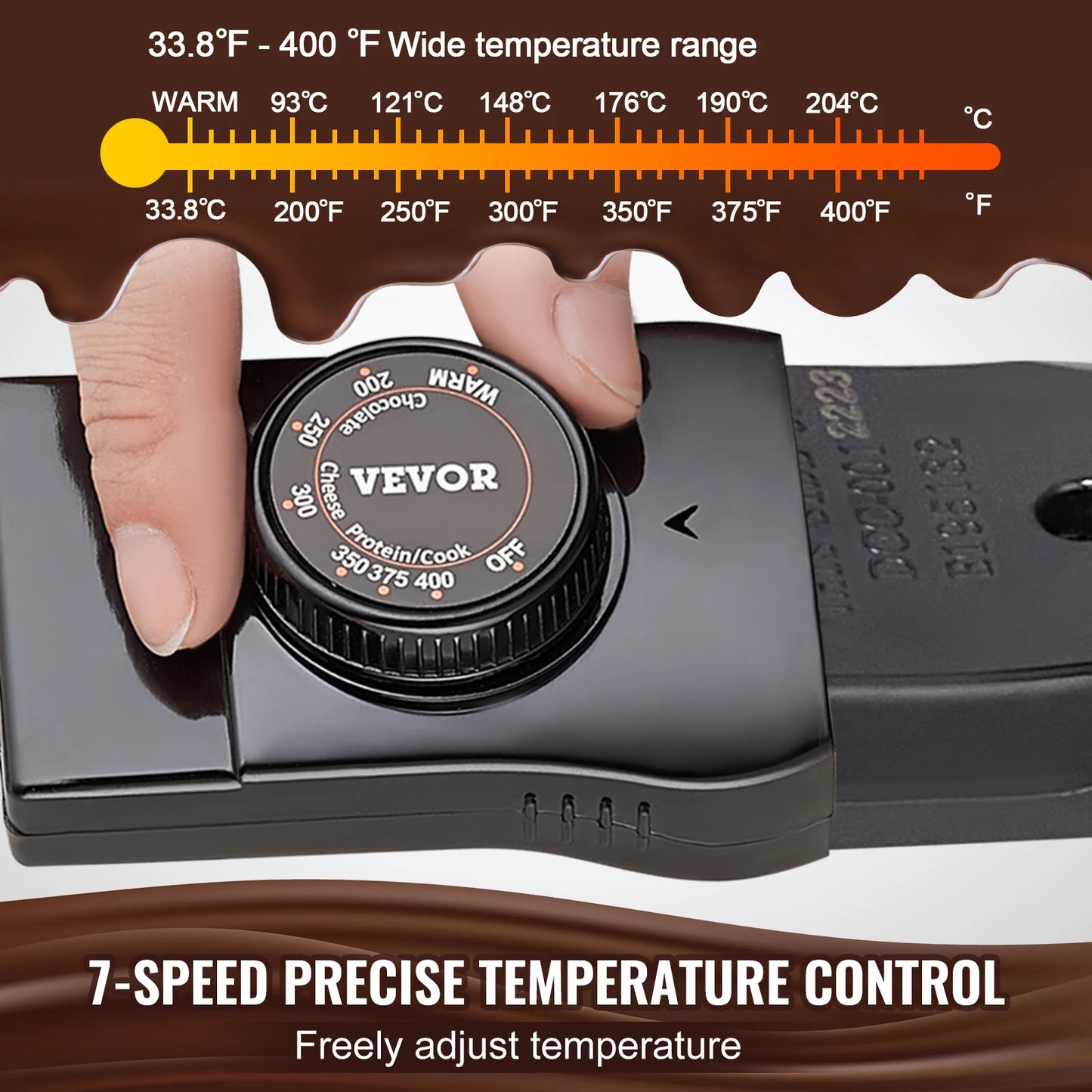 3 Qt Electric Chocolate cascade Melting Pot