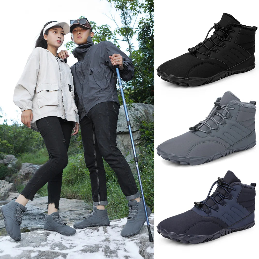 Winter Warm Waterproof Ankle Boots For Running And Trekking